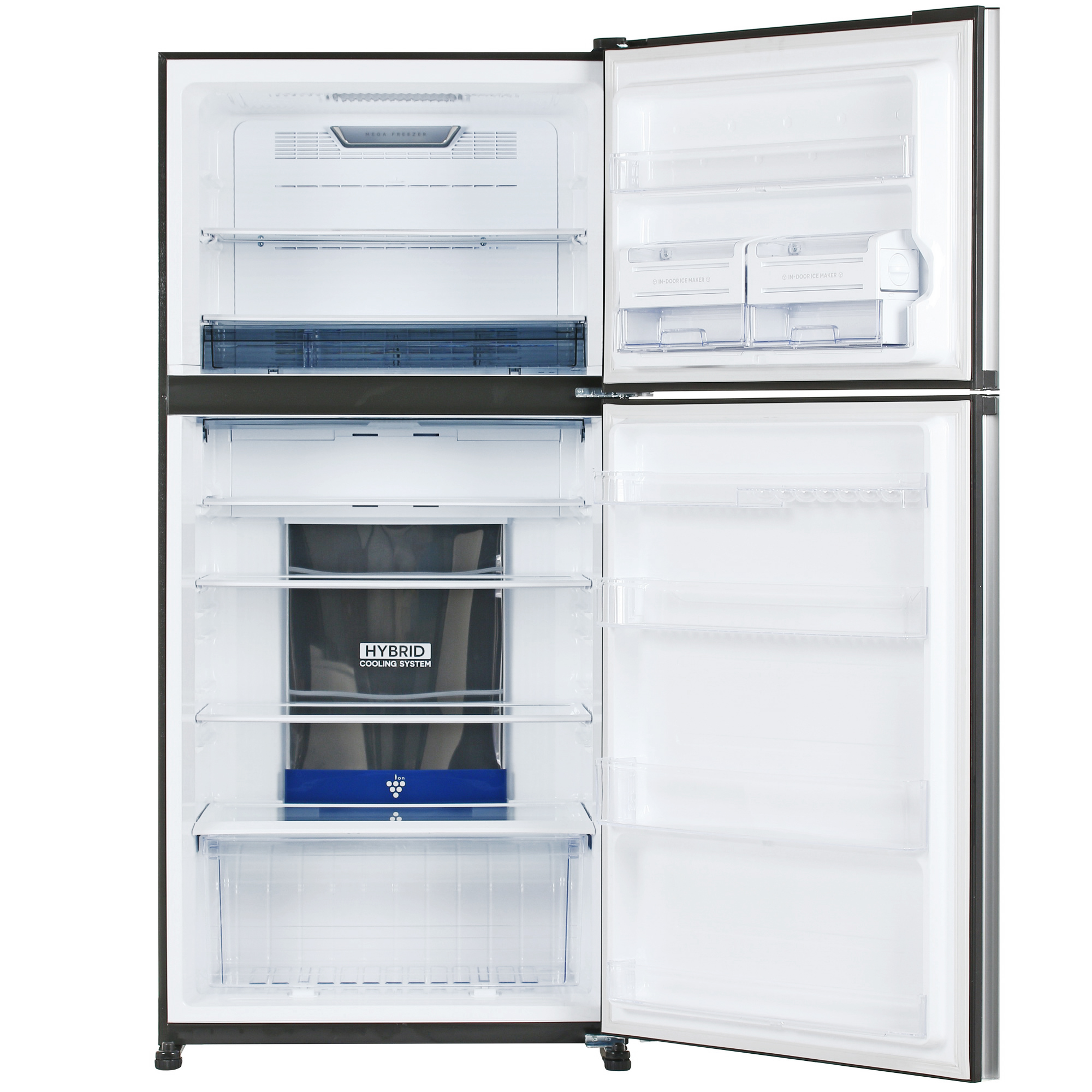 8117589 Холодильник с морозильником   Sharp SJXG60PGBK черный STDN-0053778 - Вид №1