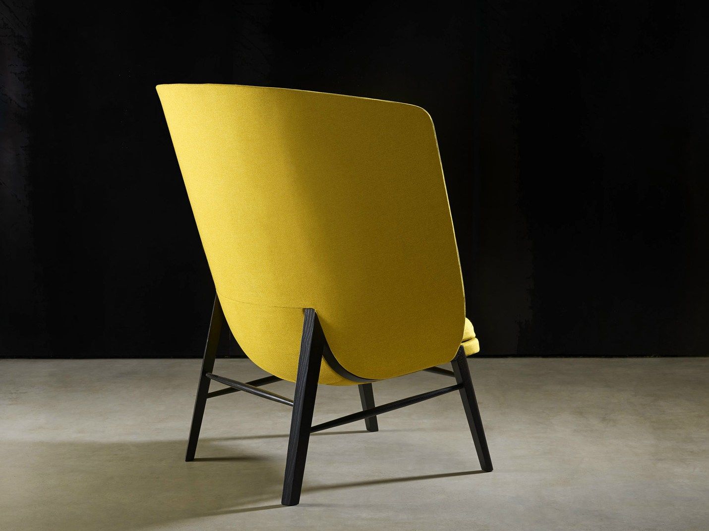 Кресло с высокой спинкой ROSSIN Cleo Wood ARCH-00053244 - Вид №5