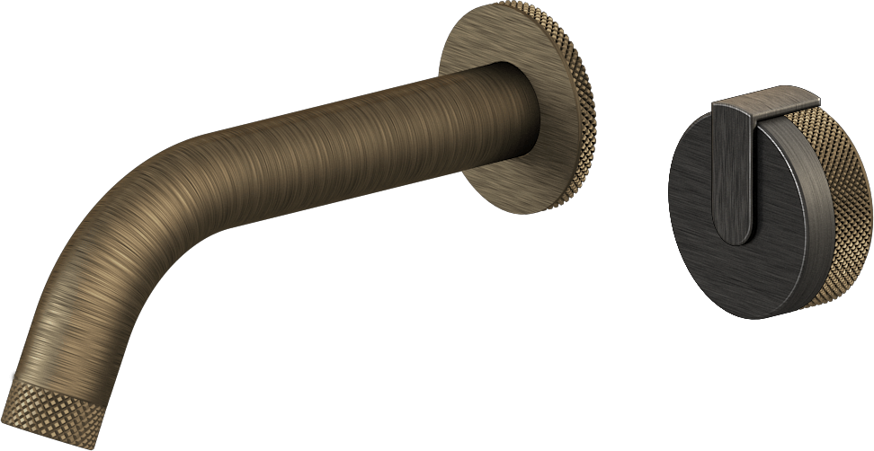 E-11535-R1BOX-L1BOX-VBB Настенный прогрессивный смеситель скрытого монтажа для раковины GRAFF MOD+