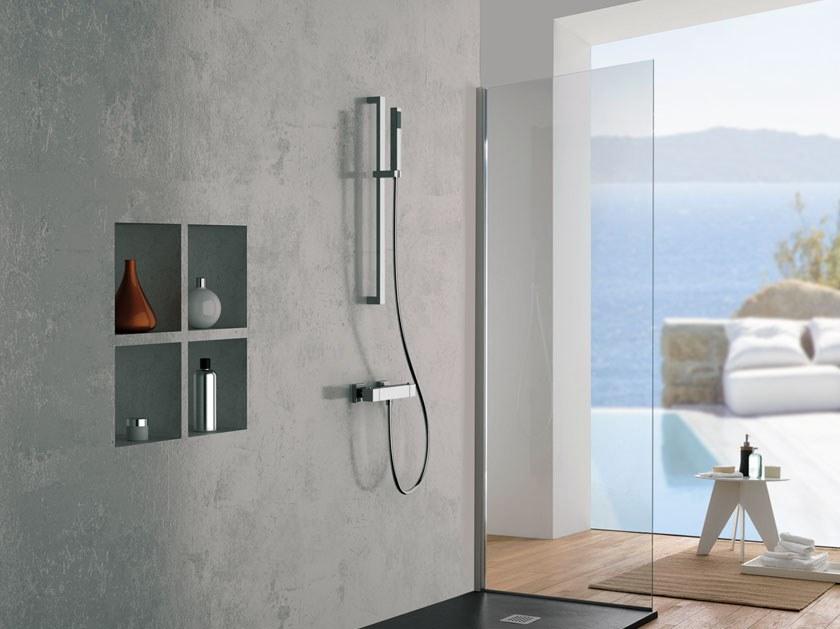 Remer Rubinetterie Термостатический смеситель для душа с ручным душем Q-elegance St 31 317q 317ds - Вид №1