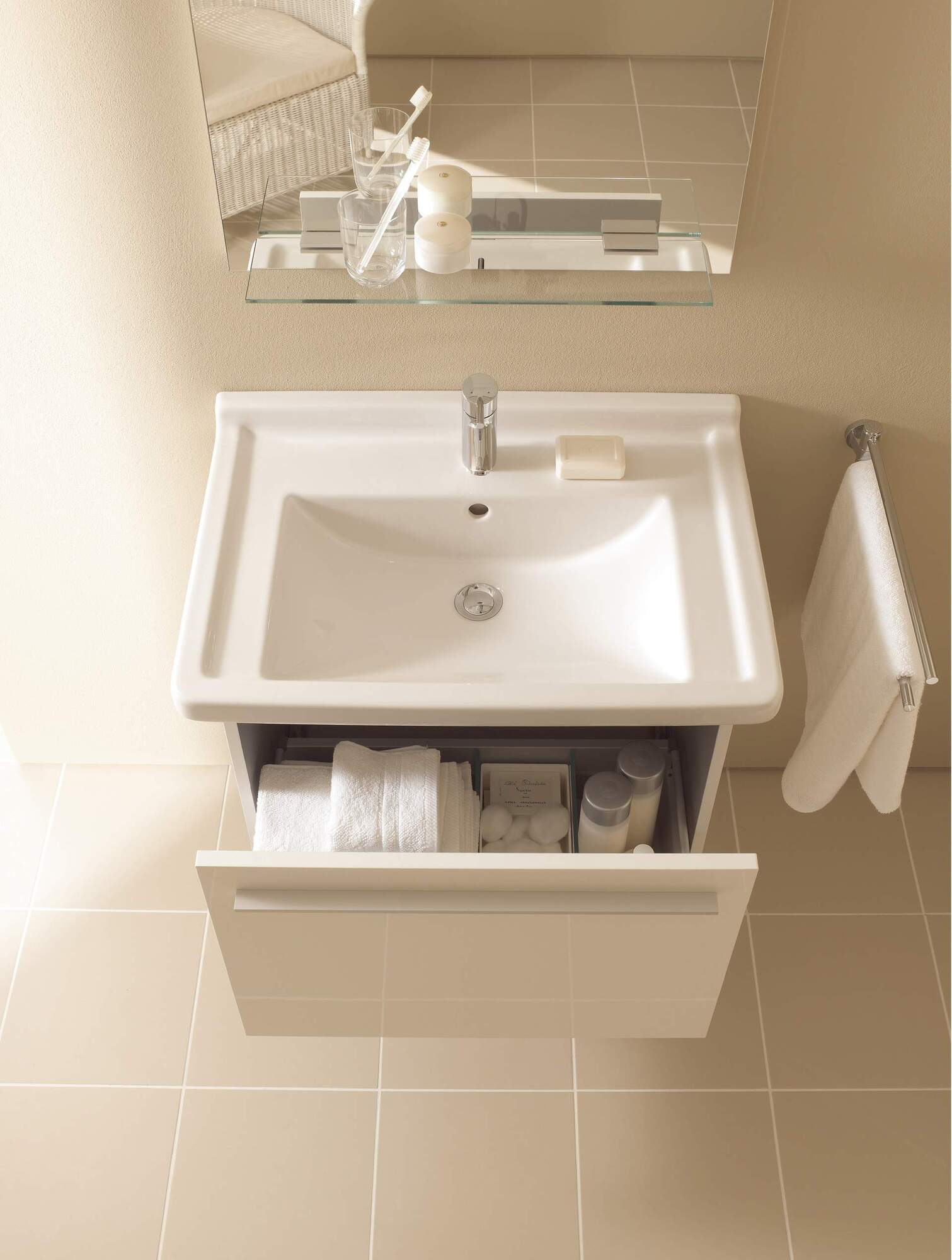 XL605604949 Тумбочка подвесная X-Large #XL6056 600 x 468 мм Графит матовый, декор Duravit - Вид №4