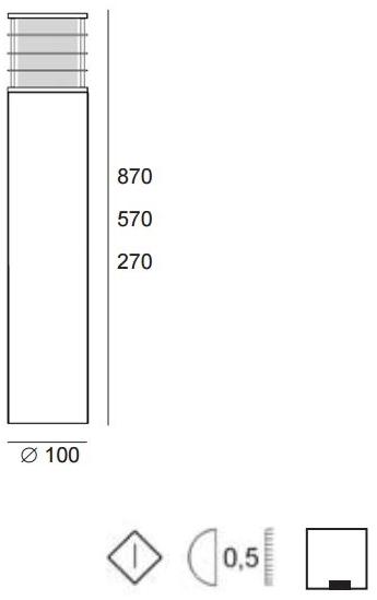 BEL-LIGHTING Столбик из нержавеющей стали Spirit 971 - Вид №2
