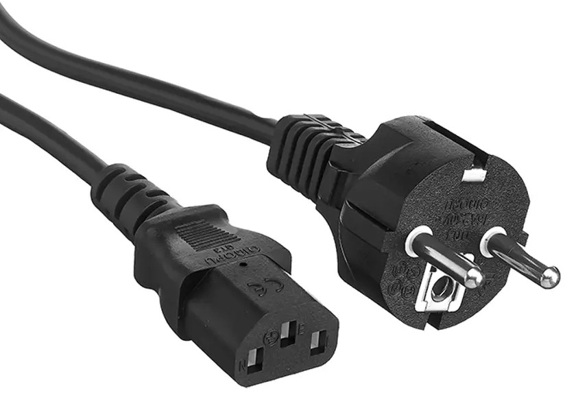 90716869 Кабель питания ExeGate 280646 Power PC-1.8P 3x0.75 мм² медь черный 10A 1.8 м STLM-1102732
