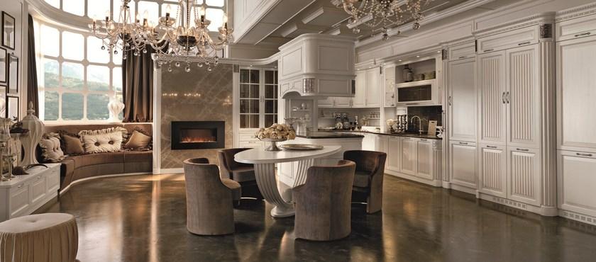 Martini Interiors Встроенная кухня из лакированной вишни с островом Convivio sun-id-1413372 - Вид №5