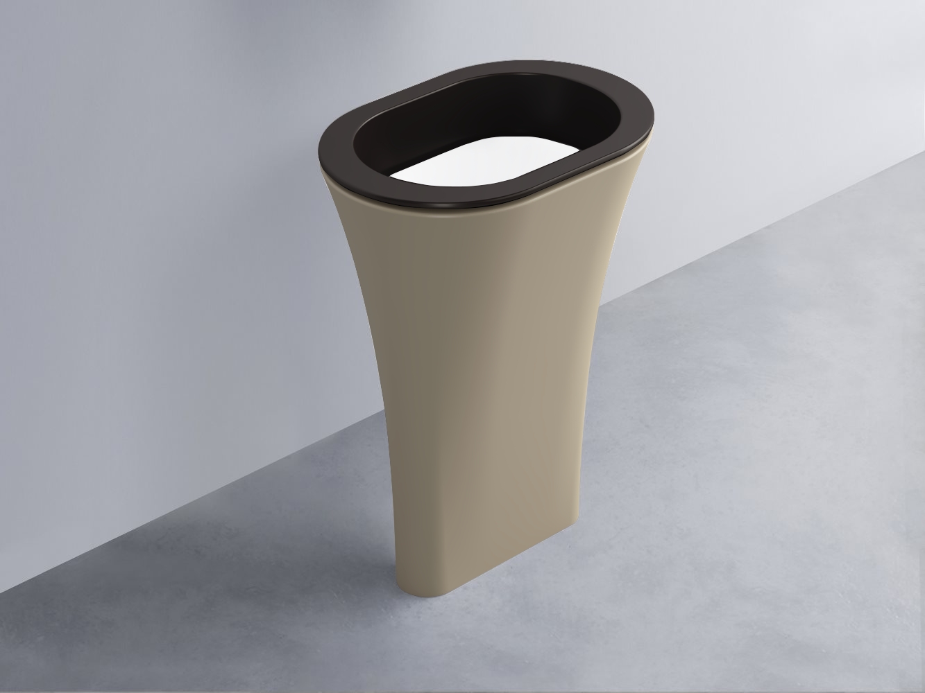 AMLA65-LV+AMPILO-BL+AMCOLO-AV Раковина Amedeo Ovale отдельностоящая cielo Enjoy + Amedeo Ceramica Cielo