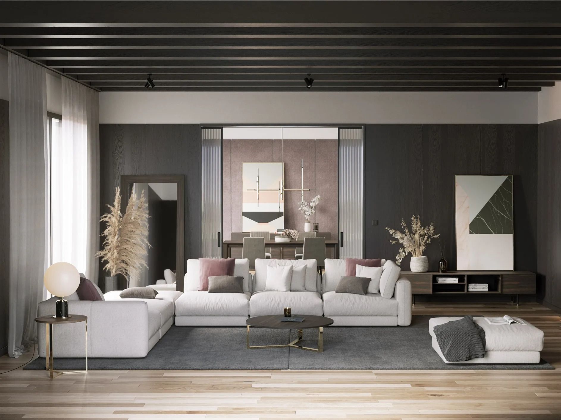 Деревянный низкий круглый журнальный столик Laskasas Not Another Edition ARCH-00128649 - Вид №4