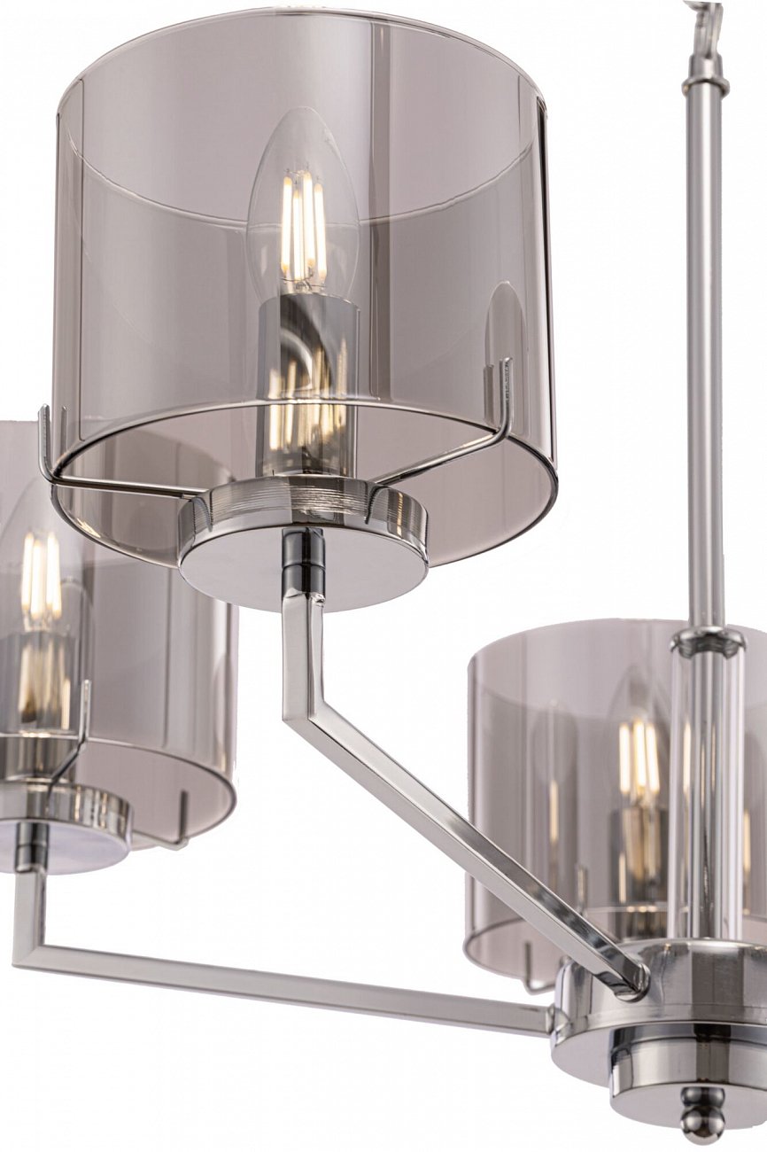 Люстра подвесная серая Karen 05CH FREYA MODERN 00-3956367 Серый - Вид №4