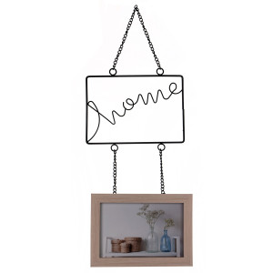 92725174 Подвесная фоторамка на цепочках HOME -7067 10x15 BB STLM-0542847 PLATINUM