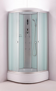 Душевая кабина NG- 3317-14 (900х900х2150) низкий поддон(26см) стекло МАТОВОЕ