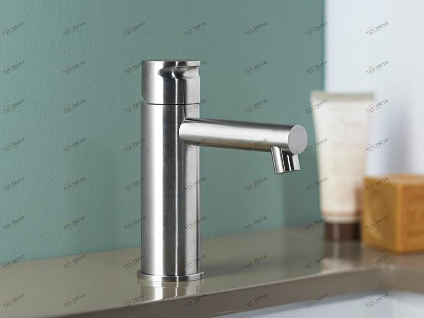 MINA Смеситель для раковины, однорычажный, настольный, из нержавеющей стали Giotto 7150