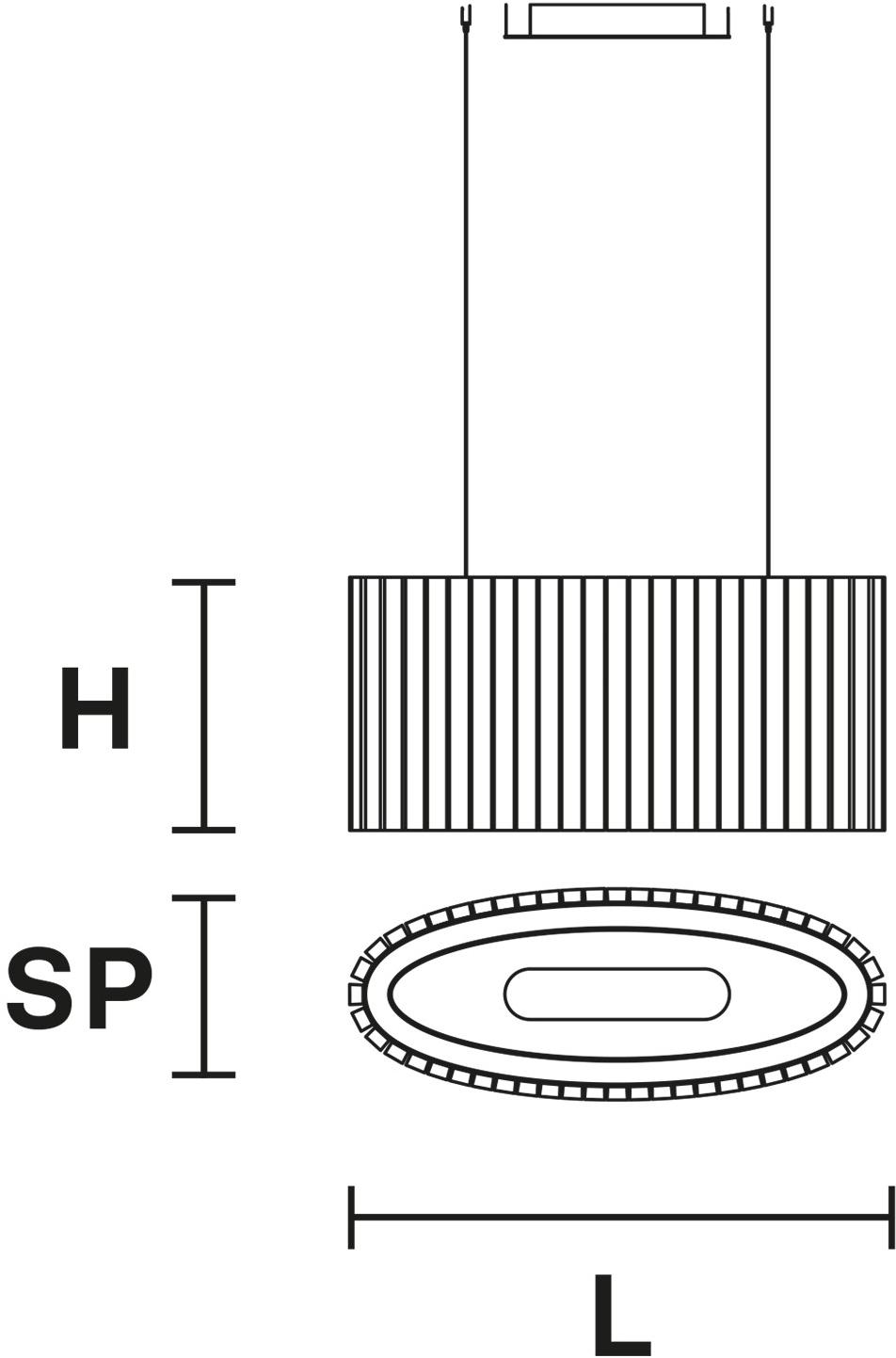 Masiero Подвесной светильник из стекла Vegas sun-id-1358881 - Вид №3
