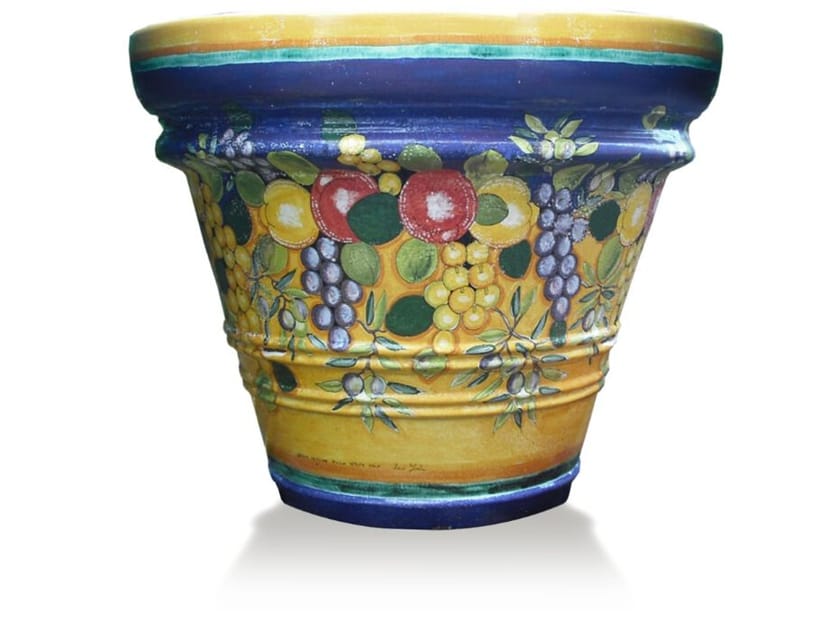 Украшенный терракотовый лимоньер Grandi Maioliche Ficola ARCH-00047617