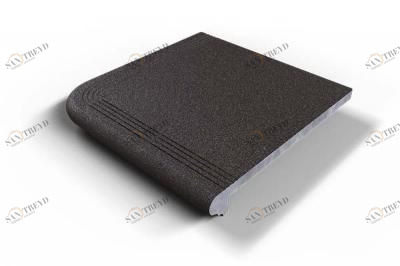 Saturn 501 угловая ступень черный 33х33 (кор-3шт) Элит Бетон sun-id-318960