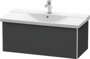 XS408204949 Тумбочка подвесная XSquare #XS4082 1010 x 473 мм Графит матовый, декор