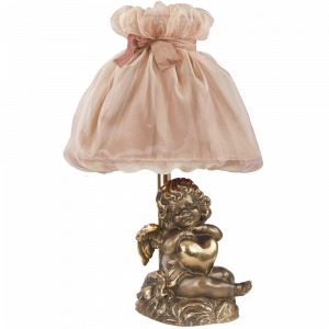 32090,34001 Настольная лампа Сердце Купидона Бронза Солнечный Персик BOGACHO