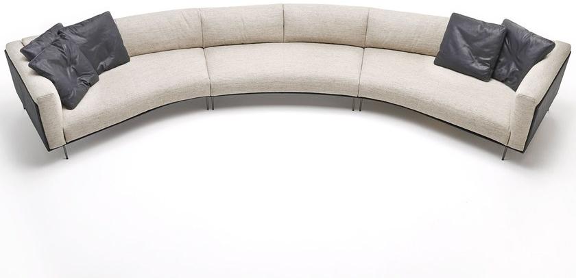 Living Divani Изогнутый диван со съемным чехлом из ткани Rod sun-id-1461115 - Вид №3