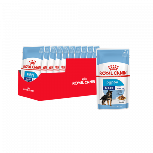 ПР0048349*10 Корм для щенков Maxi Puppy для крупных пород, соус пауч 140г (упаковка - 10 шт) ROYAL CANIN
