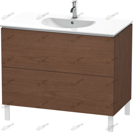 LC660701313 L-Cube Тумбочка напольная Американский орех, натуральный шпон Duravit