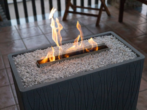 Наружная горелка для камина