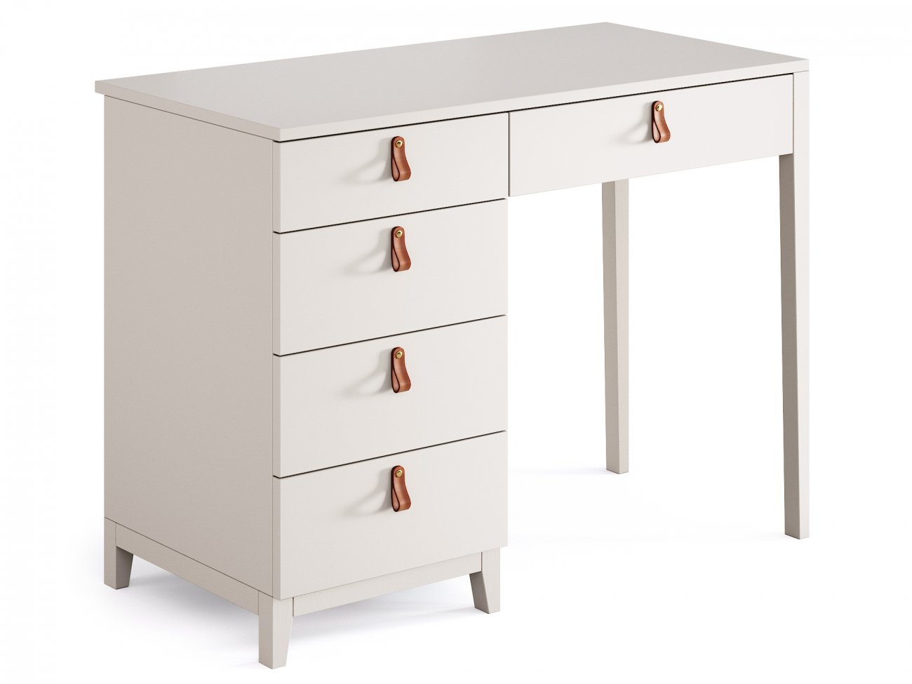 Туалетный столик с ящиками слоновая кость Jagger THE IDEA  210487 Белый  - Вид №1