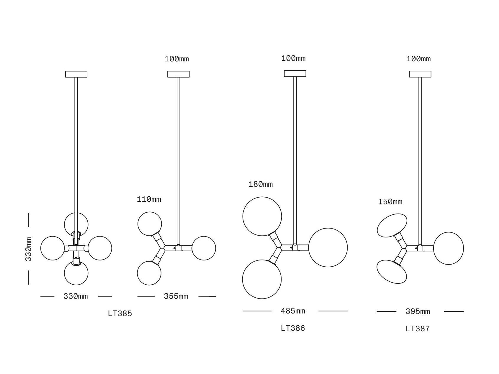 Выдувное стекло светодиодный подвесной светильник SkLO Veer ARCH-00015025 - Вид №3
