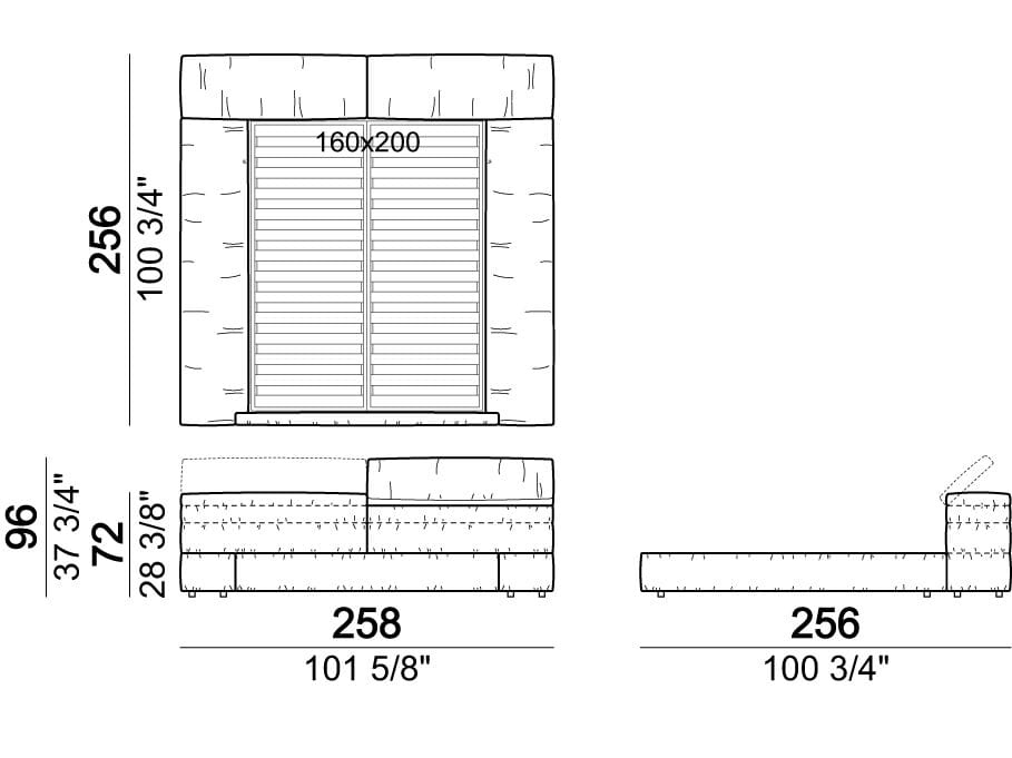 Двуспальная кровать для хранения Arketipo ARCH-00091972 - Вид №9