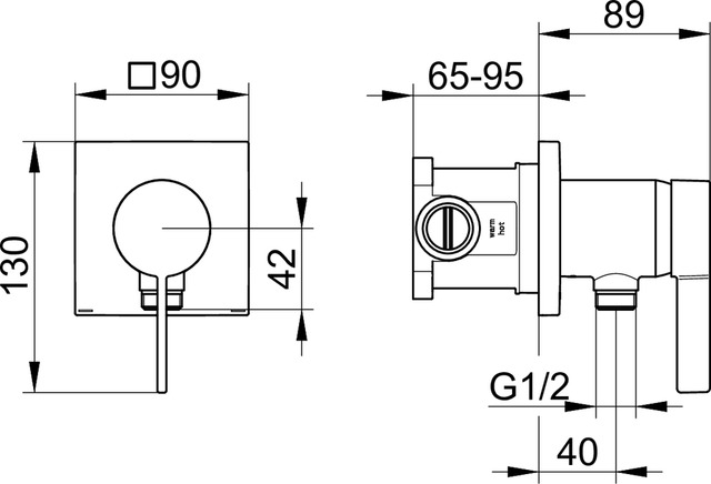 59552019522 комплект _solo KEUCO IXMO - Вид №2