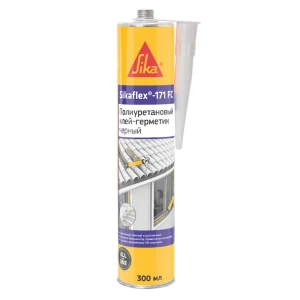 91539411 Герметик полиуретановый Sika flex-171 FC черный 0.3 л STLM-1394383