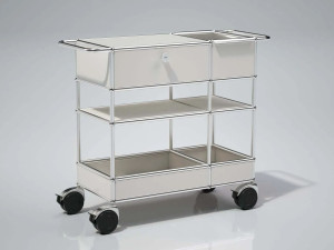 Стальная барная тележка