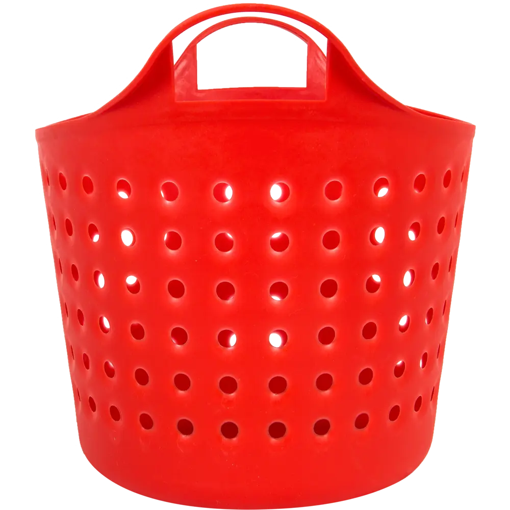 Корзинка Soft 20.61×22.21×17.4 см 4.1 л пластик цвет красный BEROSSI STLM-2050764 - Вид №3