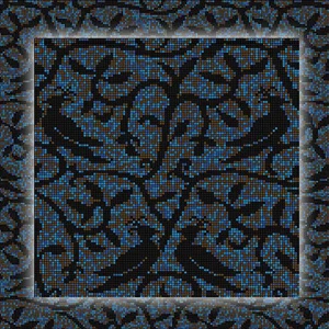 МОЗАИКА ИЗ СТЕКЛА MZ-05 DARK ALMA ПАННО 15