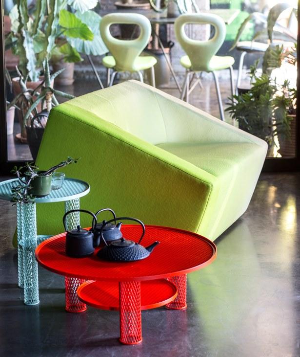 Moroso Круглый журнальный столик из стали с порошковым покрытием sun-id-1458793 - Вид №6