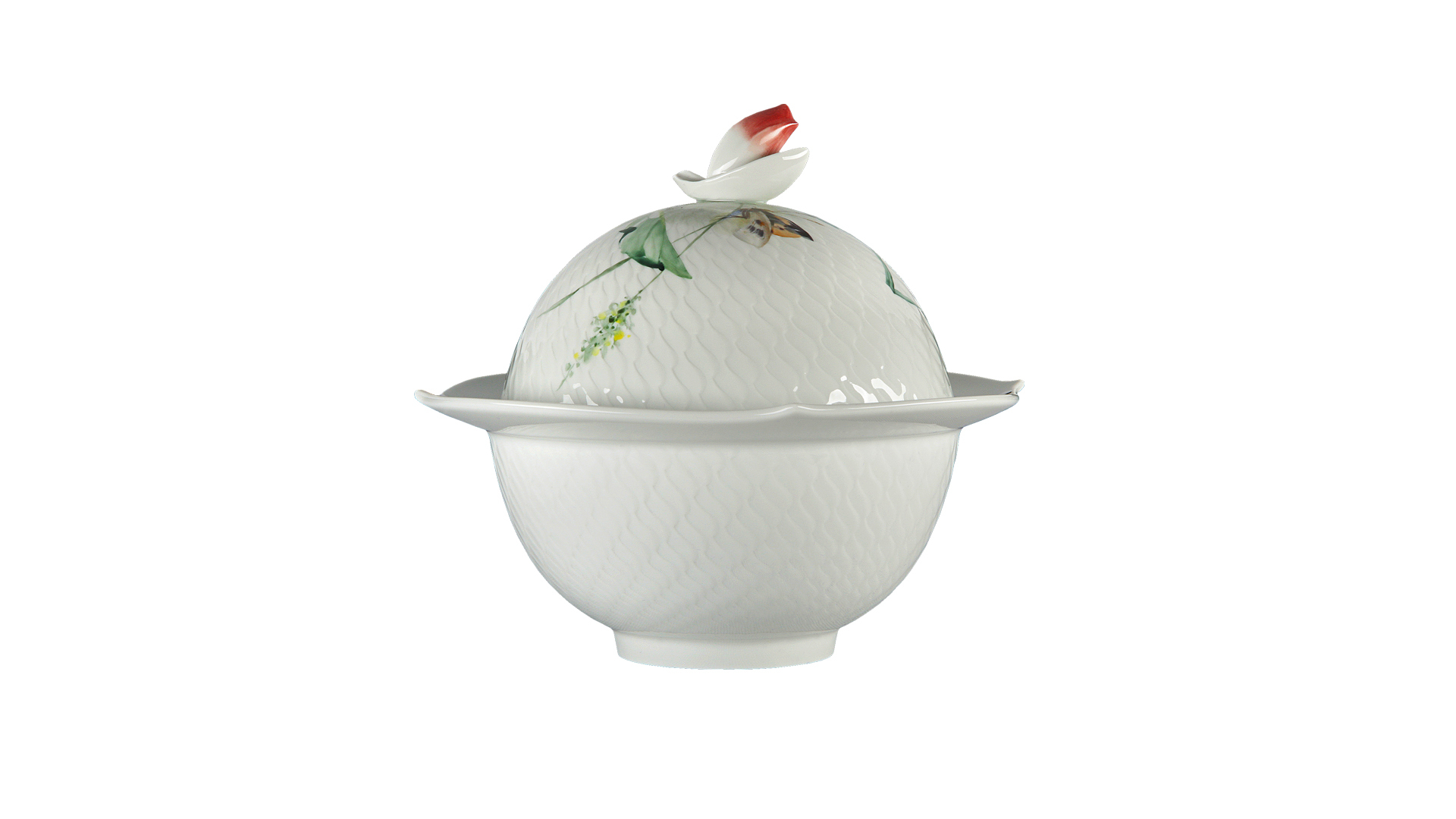 10626961 Meissen Сервиз чайный 6/22 "Игра волн, рельеф, дикая флора" Фарфор  - Вид №1