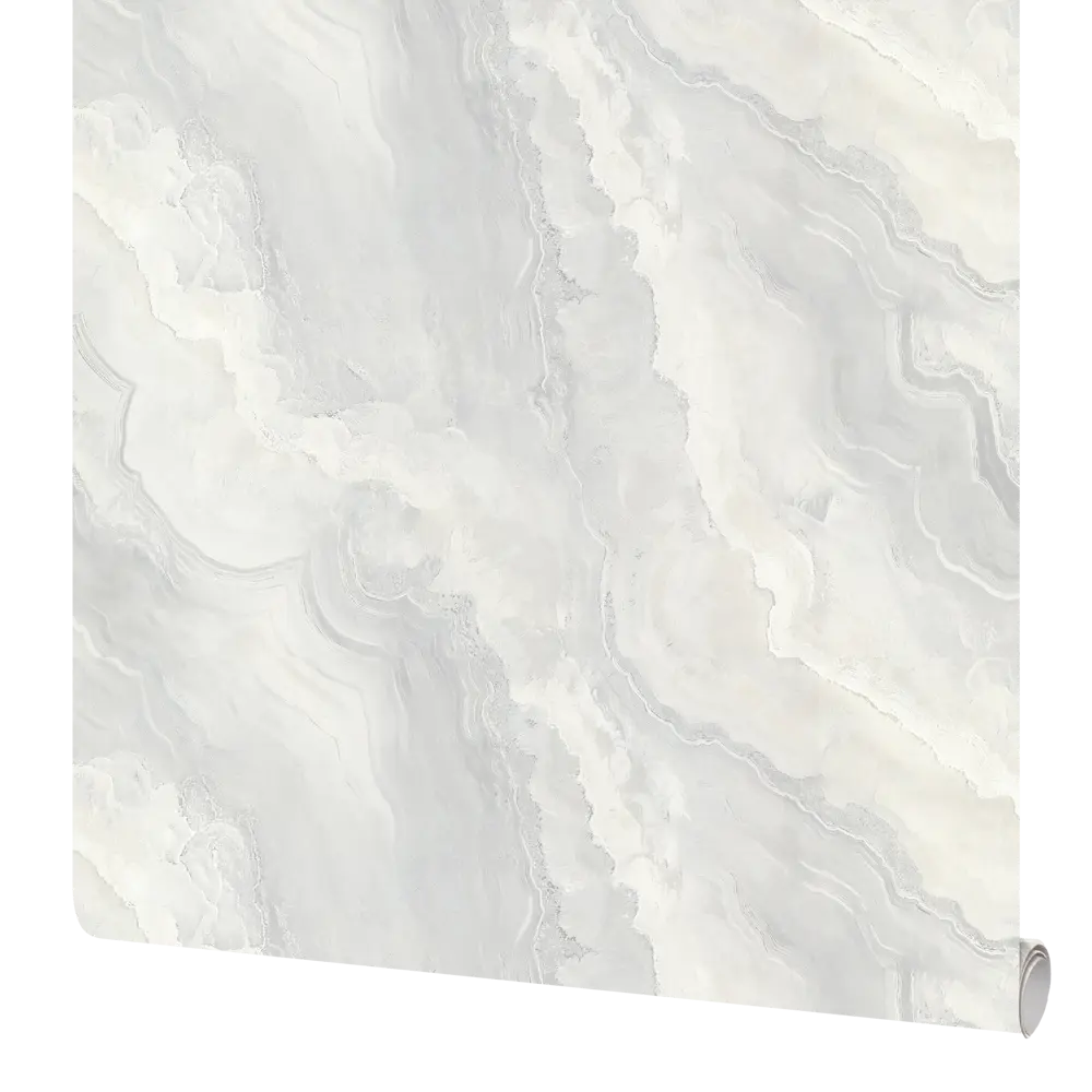 Wall Decor Марбл: серые флизелиновые обои с текстурой камня 89417509 STLM-1572359