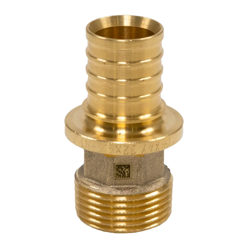 Переходник РЕХАУ для труб 1"х32 мм - латунное соединение систем водоснабжения 89376587 STLM-1545720 - Вид №1