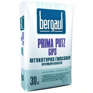 Штукатурка гипсовая Bergauf Prima Putz Gips, 30 кг