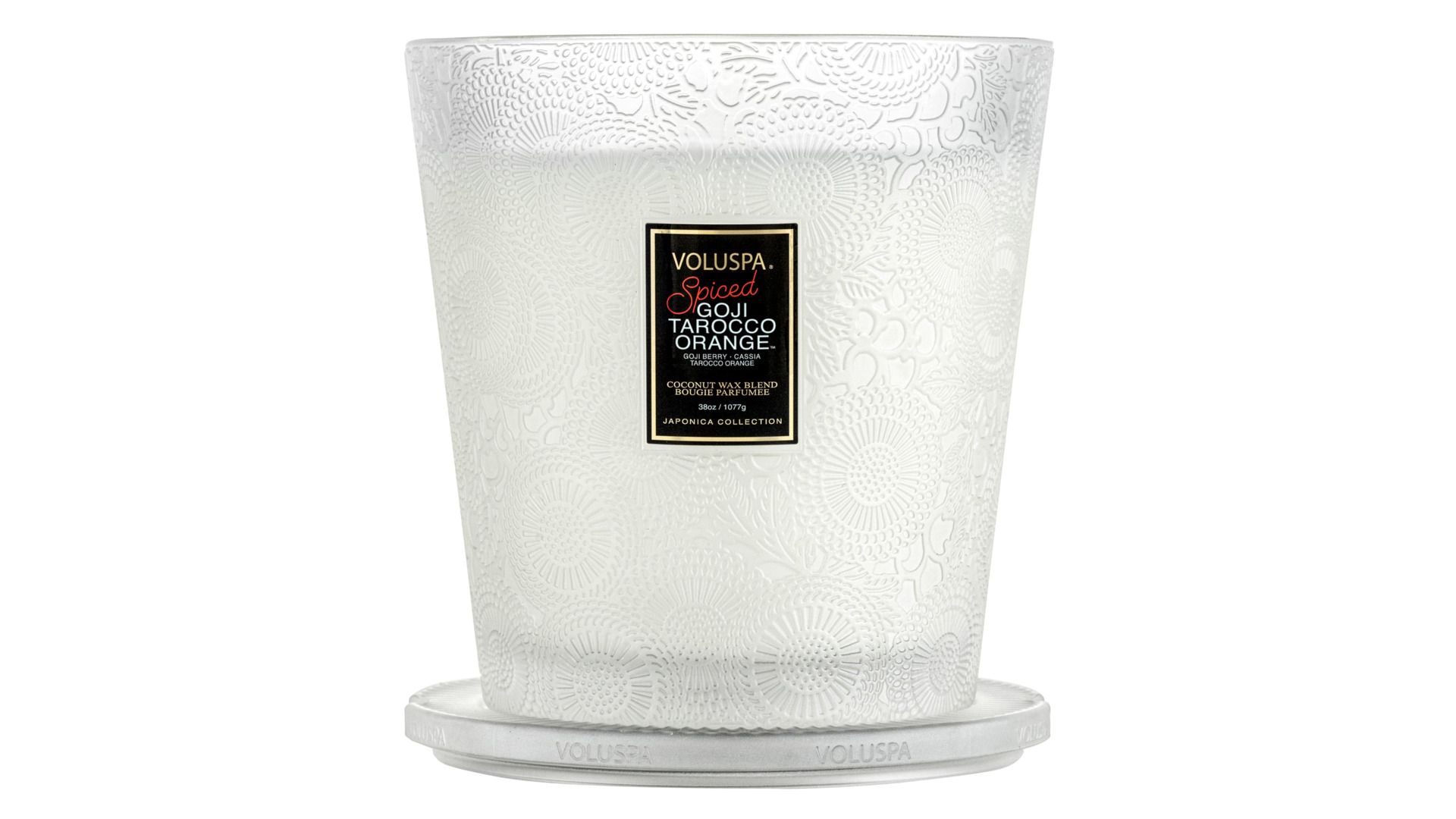 10664210 VOLUSPA Ароматическая свеча Voluspa "Пряная китайская ягода и красный апельсин"  с 3 фитилями, 1077гр  - Вид №1