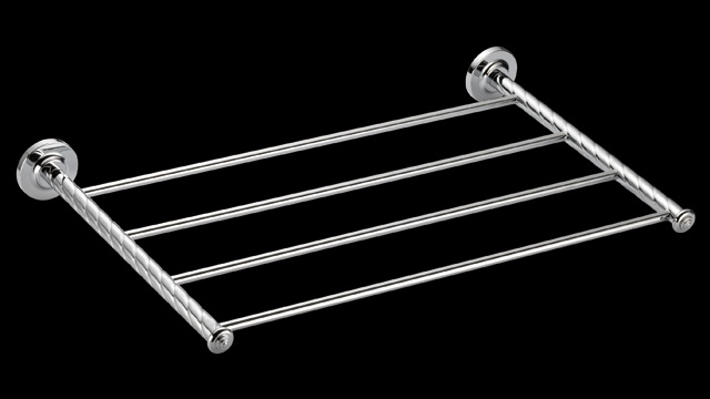 OP813 Держатель для полотенец, многоуровневый, латунный, 60 см. bagno&associati OPERA Bagno & Associati