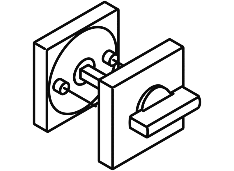 308XANR туалетная розетка HEWI Serie 180 | Edelstahl  - Вид №2