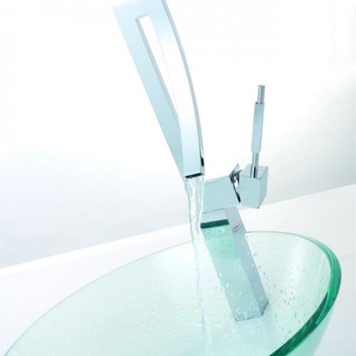 GV-101 Накладная раковина на столешницу  прямоугольная Krausru  - Вид №2