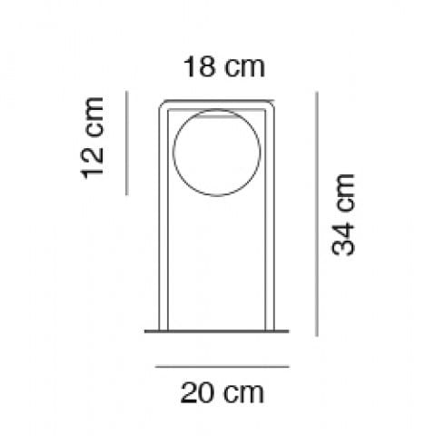 Алебастровая светодиодная настольная лампа Alma light ARCH-00143789 - Вид №4