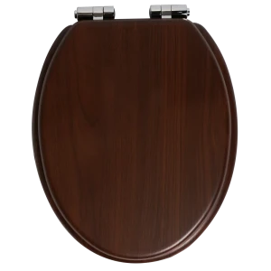 Сиденье для унитаза Sensea Purity овальное цвет тёмный орех 82282377 STLM-2062568