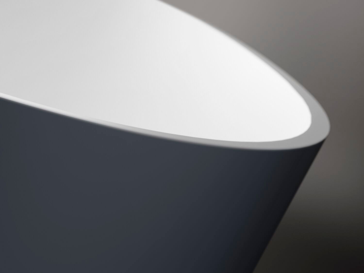 Овальная ванна в центре комнаты в твердой поверхности Gruppo Treesse мебель для ванной комнаты-отдельно стоящие ванны ARCH-00050901 - Вид №13