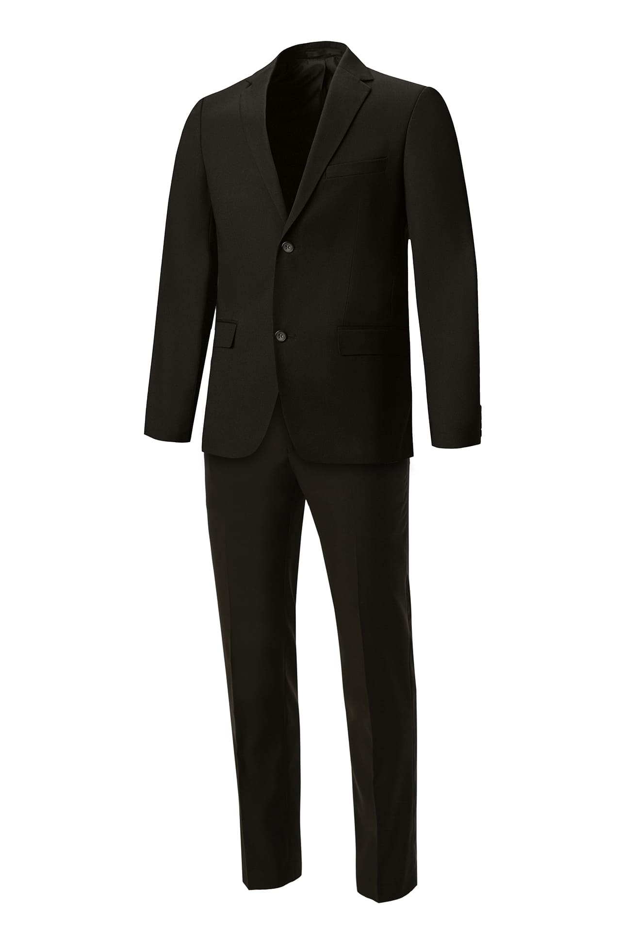 63972 Костюм мужской классический  black El-Risto  Одежда для охранных структур  размер 112 (56)/182 