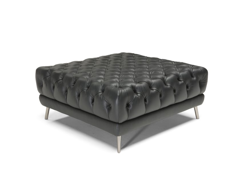 Квадратный пуф capitonné Natuzzi Italia La scala ARCH-00087808