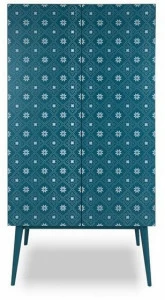 Barba design Буфет из лакированной древесины с распашными дверцами Tiles