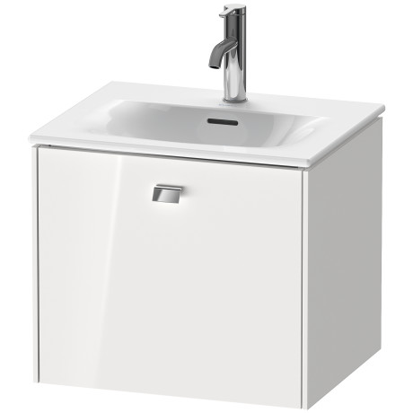 BR420904343 Тумбочка подвесная Brioso #BR4209 520 x 419 мм Базальт матовый, декор Duravit - Вид №2