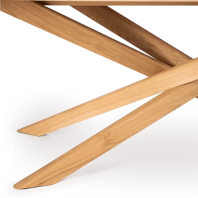 Ethnicraft Круглый обеденный стол из дуба Oak mikado 50545 - Вид №4