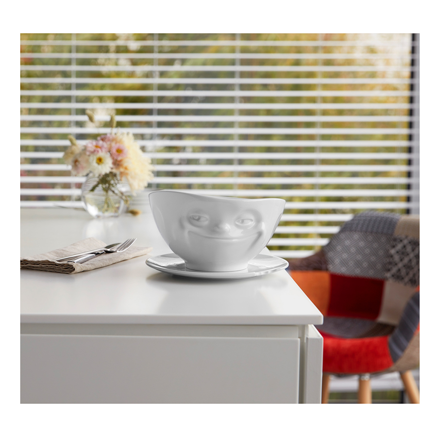 T02.21.01 Чаша tassen grinning 1 л белая Tassen by FIFTYEIGHT PRODUCTS  - Вид №2