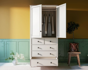 od2127KR5 Шкаф двухстворчатый с 5 ящиками LAB interior Odri